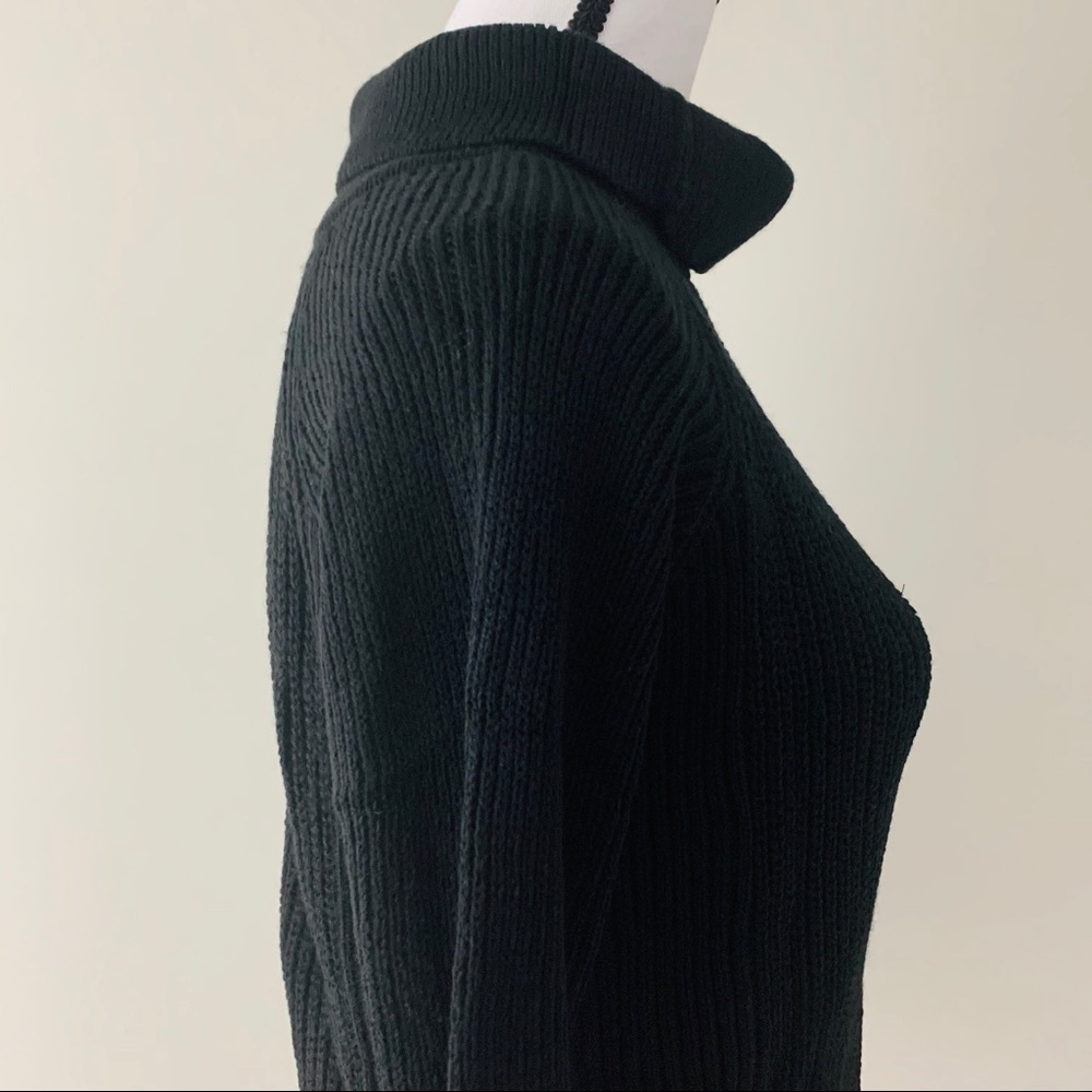 Cozy Alaska Black High Neck Pullover Sweater - Picture 6 of 11
